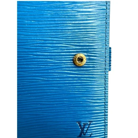 Louis Vuitton Ring Agenda Cover Epi Blue Leather PM - Picture 7 of 16